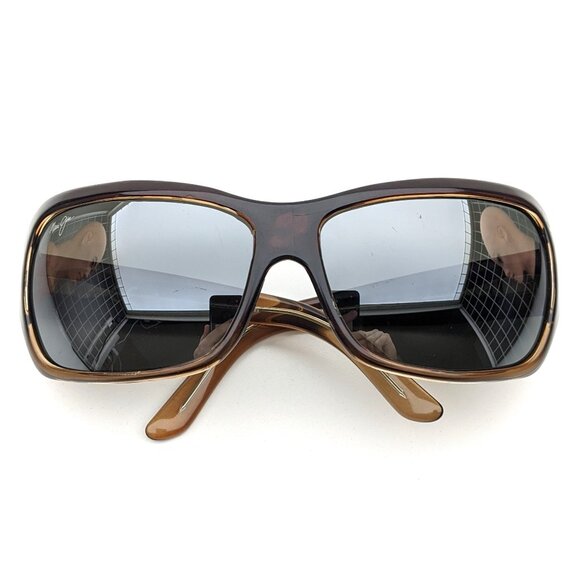 🕶️Custom! Maui Jim MJ111-01 Palms Sunglasses 63/15 115 / ALC645🕶️ - Picture 1 of 11